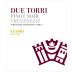 DueTorri Pinot Noir 2022 Front Label