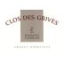 Domaine Combier Crozes-Hermitage Clos des Grives 2021 Front Label