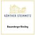 Weingut Gunther Steinmetz Brauenberger Riesling 2016 Front Label