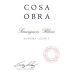 Cosa Obra Sauvignon Blanc 2016 Front Label