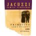 Jacuzzi Primitivo 2009 Front Label
