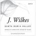 J Wilkes Chardonnay 2019 Front Label
