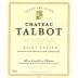 Chateau Talbot 1990 Front Label