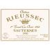Chateau Rieussec Sauternes (stained label) 1990 Front Label