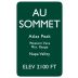 Au Sommet Winery Cabernet Sauvignon 2014 Front Label