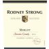 Rodney Strong Sonoma Merlot 2015 Front Label