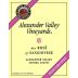 Alexander Valley Vineyards Dry Rose of Sangiovese 2006 Front Label