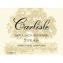 Carlisle Sierra Mar Vineyard Syrah 2014 Front Label