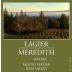 Lagier Meredith Malbec 2015 Front Label