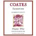 Coates Vineyards Organic Sangiovese 2010 Front Label