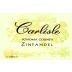 Carlisle Sonoma County Zinfandel 2015 Front Label