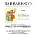 Produttori del Barbaresco Barbaresco Rio Sordo Riserva 2020 Front Label