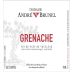 Andre Brunel Grenache 2017 Front Label