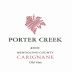 Porter Creek Old Vine Carignane 2010 Front Label