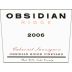 Tricycle Wine Company Obsidian Ridge Cabernet Sauvignon 2006 Front Label