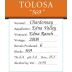 Tolosa Winery 569 Chardonnay 2008 Front Label