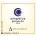 Ampelos Cellars Delta Grenache 2010 Front Label