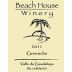Beach House Winery Grenache 2011 Front Label