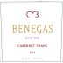 Bodega Benegas Estate Cabernet Franc 2018 Front Label