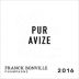 Champagne Franck Bonville Pur Avize Grand Cru Blanc de Blancs 2016 Front Label