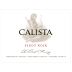 Calista Coast Range Pinot Noir 2017 Front Label