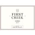 First Creek Shiraz 2017 Front Label
