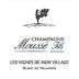 Mousse Fils Les Vignes de Mon Village Brut Front Label
