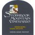 Storybook Mountain Mayacamas Range Zinfandel (375ML half-bottle) 2015 Front Label