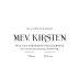 Sadie Family Mev. Kirsten Chenin Blanc 2022 Front Label