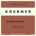 Koerner Cannonau Grenache 2018 Front Label