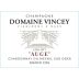 Champagne Domaine Vincey Auge Mesnil sur Oger Blanc de Blancs Grand Cru Brut Nature 2020 Front Label