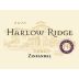 Harlow Ridge Zinfandel 2016 Front Label