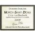 Domaine Dublere Morey-St-Denis Les Blanchards Premier Cru 2009 Front Label