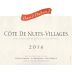 David Duband Cote de Nuits-Village 2016 Front Label