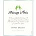 Menage a Trois Pinot Grigio 2022 Front Label
