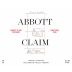 Abbott Claim Pinot Noir 2018 Front Label