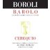 Boroli Barolo Cerequio 2015 Front Label