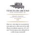 Tenuta di Arceno Chianti Classico Riserva 2018 Front Label