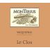 Montirius Le Clos 2016 Front Label