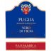 Barbanera Nero di Troia 2015 Front Label