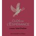 Clos de l'Esperance Lussac Saint-Emilion 2022 Front Label