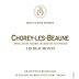 Jean-Claude Boisset Chorey-les-Beaune Les Beaumonts 2015 Front Label