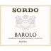 Giovanni Sordo Barolo Ravera 2020 Front Label