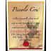 Paoletti Piccolo Cru 2016 Front Label