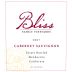 Bliss Cabernet Sauvignon 2007 Front Label