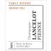 Champagne Lancelot-Pienne Table Ronde Grand Cru Front Label
