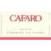 Cafaro Cellars Cabernet Sauvignon 2003 Front Label