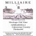 Milliaire Winery Ghirardelli Selections Heritage Old Vine Zinfandel 2007 Front Label