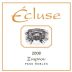 Ecluse Wines Lock Vineyard Improv 2008 Front Label