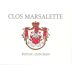 Chateau Clos Marsalette Blanc 2015 Front Label